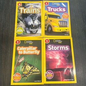 4 National Geographic Kids Books
